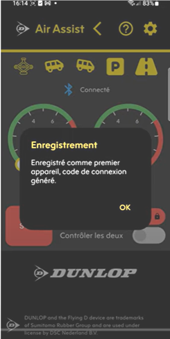DUNLOP VIDEO NOTICE DE MONTAGE ET D UTILISATION BLUETOOTH COMPRESSEUR Application SANS FIL A TELECHARGER PLAYSTORE TELEPHONE MOBILE OU TABLETTE SMARTPHONE ANDROID Francais AMI RESEAU SUSPENSION PNEUMATIQUE ASSIST AIR CONNEXION SANS FIL BOUDIN renfort suspension