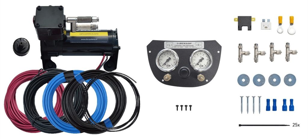 renfort suspension DUNLOP FORD TRANSIT 2023 avec frein à main électrique il faut un nouveau panneau de commande disponible depuis février 2026 - POUR UTILISATION AVEC LE COMPRESSEUR DUNLOP Option 3 BONBONNE D'AIR 4 BOUTONS DE COMMANDE AMI RESEAU AIR ASSIST AIR SUSPENSION RESSORT