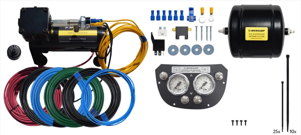 renfort suspension DUNLOP FORD TRANSIT 2023 avec frein à main électrique il faut un nouveau panneau de commande disponible depuis février 2026 - POUR UTILISATION AVEC LE COMPRESSEUR DUNLOP Option 3 BONBONNE D'AIR 4 BOUTONS DE COMMANDE air assist RENFORT SUSPENSION ressort air bellow AMI RESEAU